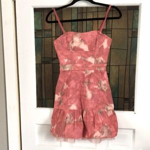 Cocktail dress BCBG Maxazaria Watercolour Pink Tulle Detail